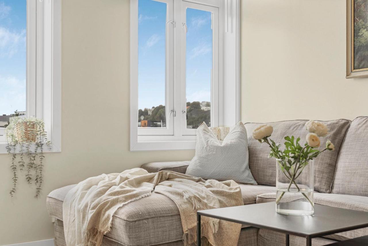 Contemporary City-Apartement With Views Of The Dock! Bergen Eksteriør bilde