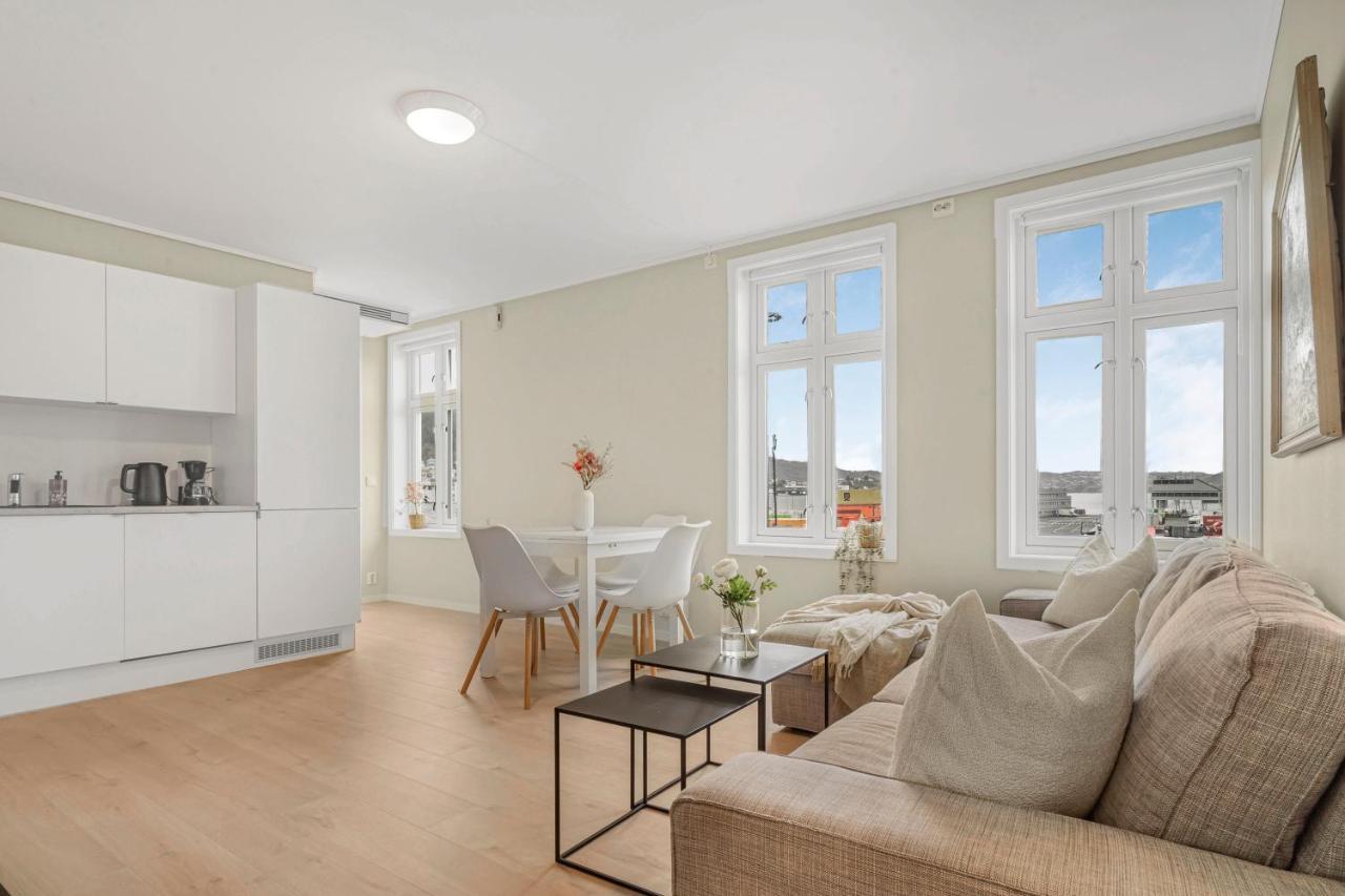Contemporary City-Apartement With Views Of The Dock! Bergen Eksteriør bilde