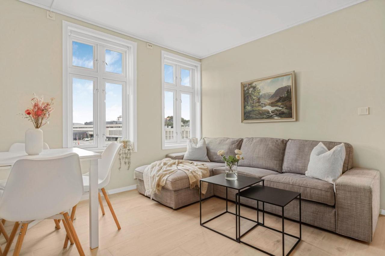 Contemporary City-Apartement With Views Of The Dock! Bergen Eksteriør bilde