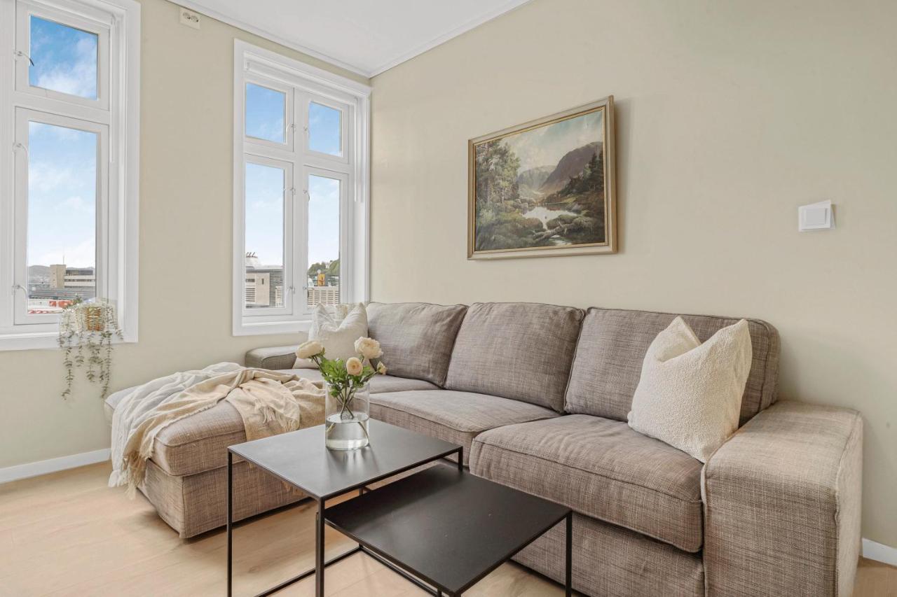 Contemporary City-Apartement With Views Of The Dock! Bergen Eksteriør bilde